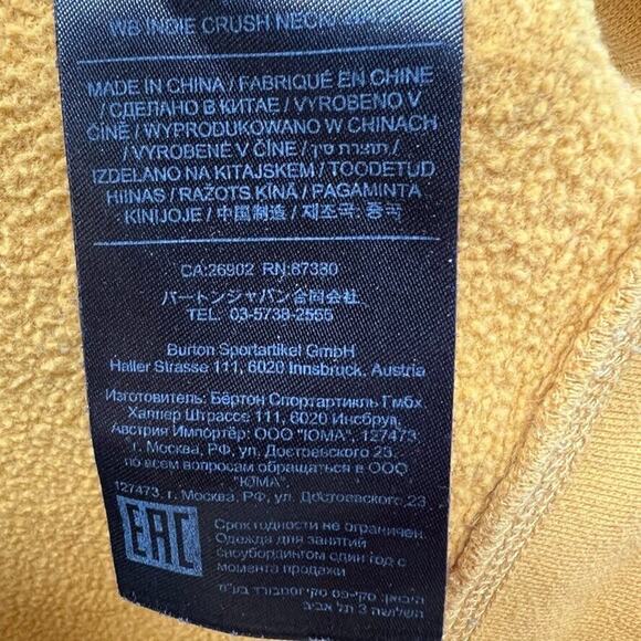BURTON Durable Goods Pullover Hoodie NINGBO Mountain Dryride Women's Size S - Picture 13 of 16